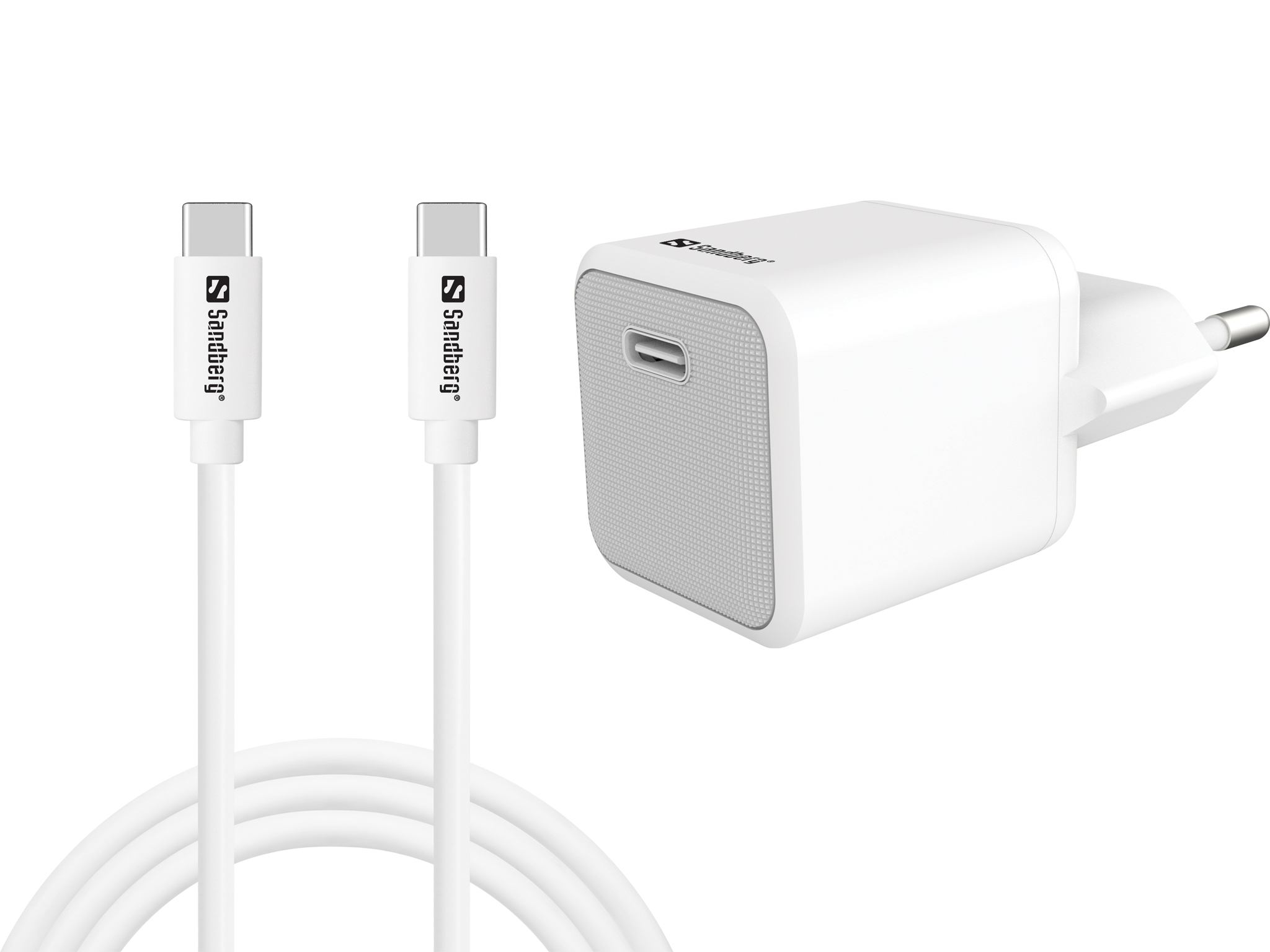 USB-C 20W Charger EU+USB-C>C