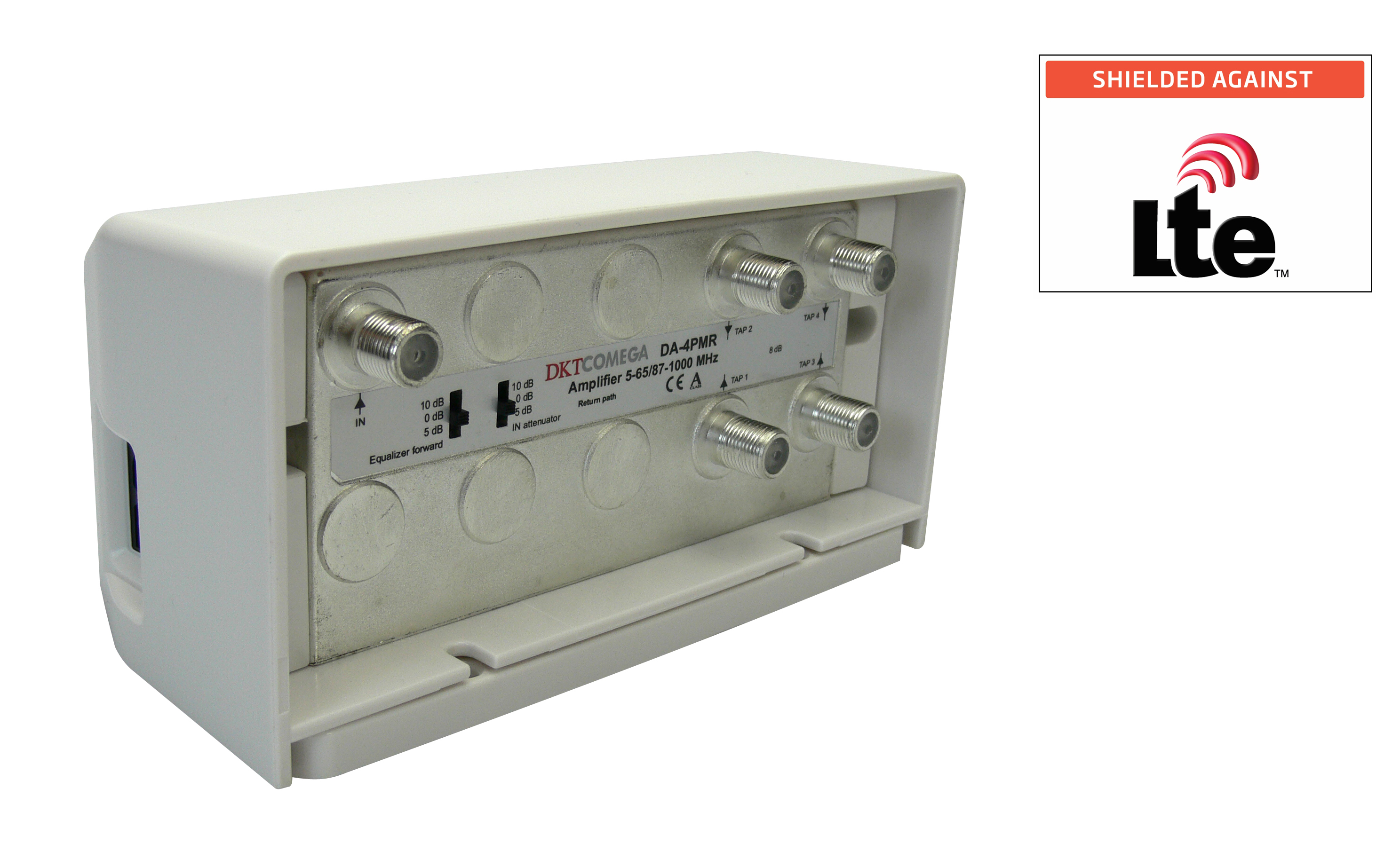 Aerial amp. 1in4out F sockets