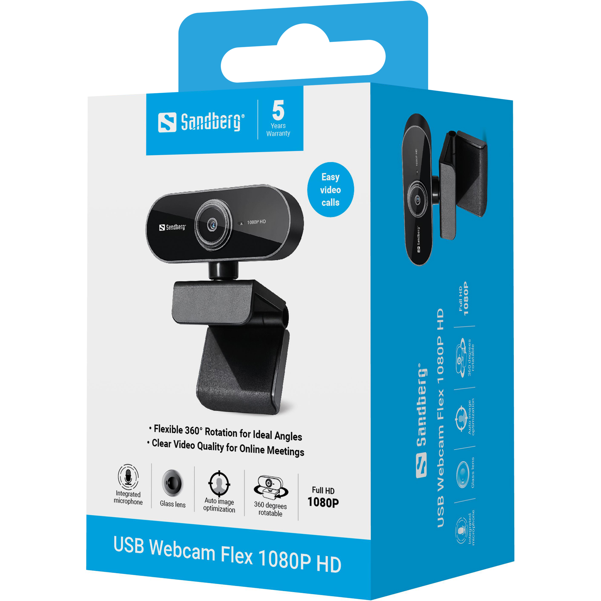 Sandberg USB cam Flex 1080P HD (13397) Sandberg A/S